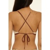 image:imageLucky Brand Womens Toledo Halter Bikini Top Adjustable Tie Back Swimwear Separates for WomenMulticolor