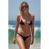 image:imageLucky Womens Avila Halter Bikini Top Adjustable Tie Back Swimwear Separates for WomenBlack