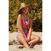image:imageLucky Womens Avila Halter Bikini Top Adjustable Tie Back Swimwear Separates for WomenCandy Pink