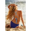 image:imageLucky Womens Avila Halter Bikini Top Adjustable Tie Back Swimwear Separates for WomenNavy
