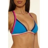 image:imageLucky Womens Avila Halter Bikini Top Adjustable Tie Back Swimwear Separates for WomenPeacock
