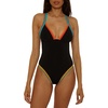 image:imageLucky Brand Womens Avila One Piece Swimsuit Adjustable Bathing Suits for WomenBlack