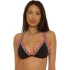 image:imageLucky Brand Womens Malaga Halter Bikini Top Adjustable Tie Back Swimwear Separates for WomenBlack