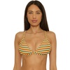 image:imageLucky Brand Womens Ocean Wave Halter Bikini Top Adjustable Tie Back Swimwear Separates for WomenMulticolor