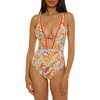 image:imageLucky Brand Womens Phuket Plunge One Piece Swimsuit Adjustable Bathing Suits for WomenMulticolor