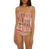 image:imageLucky Brand Womens Verona Scoop Neck One Piece Swimsuit Adjustable Bathing Suits for WomenMulticolor