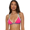 image:imageLucky Womens Avila Halter Bikini Top Adjustable Tie Back Swimwear Separates for WomenCandy Pink