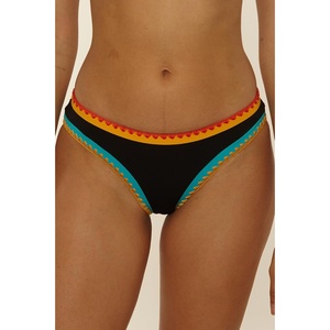 image:imageLucky Brand Avila  Womens Hipster Bikini Bottom Cheeky Coverage Swimwear Separates for Women Black XSmall