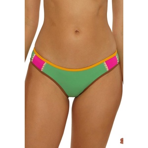 image:imageLucky Brand Womens Maldives Hipster Bikini Bottom Cheeky Coverage Swimwear Separates for WomenSea Grass