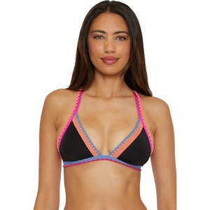 image:imageLucky Womens Avila Halter Bikini Top Adjustable Tie Back Swimwear Separates for WomenBlack