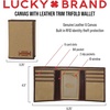 image:imageLucky Brand Canvas with Leather Trim Trifold Wallet Khaki One SizeCanvasLeather  Olive
