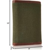 image:imageLucky Brand Canvas with Leather Trim Trifold Wallet Khaki One SizeCanvasLeather  Olive