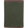 image:imageLucky Brand Canvas with Leather Trim Trifold Wallet Khaki One SizeCanvasLeather  Olive
