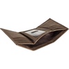 image:imageLucky Brand Canvas with Leather Trim Trifold Wallet Khaki One SizeGrooved Leather  Brown
