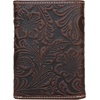 image:imageLucky Brand Canvas with Leather Trim Trifold Wallet Khaki One SizeLeather Western  Brown