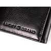 image:imageLucky Brand Canvas with Leather Trim Trifold Wallet Khaki One SizeSmooth Leather  Black