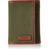image:imageLucky Brand Canvas with Leather Trim Trifold Wallet Khaki One SizeCanvasLeather  Olive