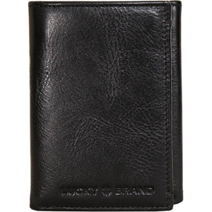 image:imageLucky Brand Canvas with Leather Trim Trifold Wallet Khaki One SizeSmooth Leather  Black