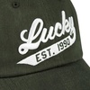 image:imageLucky Brand Classic Cotton Adjustable  Dad Hat  Baseball Cap  Golf  Fishing  Low Profile  5 Panel Design1990 Embroidered  Olive