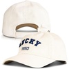 image:imageLucky Brand Classic Cotton Adjustable  Dad Hat  Baseball Cap  Golf  Fishing  Low Profile  5 Panel Design1990 Felt Patch  Cream