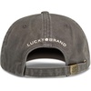 image:imageLucky Brand Classic Cotton Adjustable  Dad Hat  Baseball Cap  Golf  Fishing  Low Profile  5 Panel DesignClover  Charcoal Grey