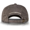 image:imageLucky Brand Classic Cotton Adjustable  Dad Hat  Baseball Cap  Golf  Fishing  Low Profile  5 Panel DesignClover  Charcoal Grey New