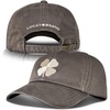 image:imageLucky Brand Classic Cotton Adjustable  Dad Hat  Baseball Cap  Golf  Fishing  Low Profile  5 Panel DesignClover  Charcoal Grey New