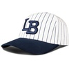 image:imageLucky Brand Classic Cotton Adjustable  Dad Hat  Baseball Cap  Golf  Fishing  Low Profile  5 Panel DesignEmbroidered Lb Logo  Pin Stripe