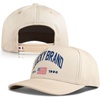 image:imageLucky Brand Classic Cotton Adjustable  Dad Hat  Baseball Cap  Golf  Fishing  Low Profile  5 Panel DesignFlag  Cream