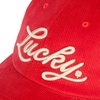 image:imageLucky Brand Classic Cotton Adjustable  Dad Hat  Baseball Cap  Golf  Fishing  Low Profile  5 Panel DesignScript Corduroy  Red