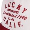 image:imageLucky Brand Classic Cotton Adjustable  Dad Hat  Baseball Cap  Golf  Fishing  Low Profile  5 Panel DesignTwo Toned La  CreamRed