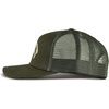 image:imageLucky Brand Trucker Hat  Snapback  Adjustable  Mesh Back  Retro  Baseball Cap  Golf  Fishing  American HeritageClover  Olive