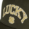image:imageLucky Brand Trucker Hat  Snapback  Adjustable  Mesh Back  Retro  Baseball Cap  Golf  Fishing  American HeritageClover  Olive
