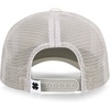 image:imageLucky Brand Trucker Hat  Snapback  Adjustable  Mesh Back  Retro  Baseball Cap  Golf  Fishing  American HeritageClover Patch  Light Grey