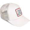 image:imageLucky Brand Trucker Hat  Snapback  Adjustable  Mesh Back  Retro  Baseball Cap  Golf  Fishing  American HeritageClover Patch  Light Grey