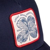 image:imageLucky Brand Trucker Hat  Snapback  Adjustable  Mesh Back  Retro  Baseball Cap  Golf  Fishing  American HeritageClover Patch  Navy