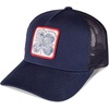 image:imageLucky Brand Trucker Hat  Snapback  Adjustable  Mesh Back  Retro  Baseball Cap  Golf  Fishing  American HeritageClover Patch  Navy