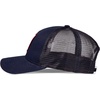 image:imageLucky Brand Trucker Hat  Snapback  Adjustable  Mesh Back  Retro  Baseball Cap  Golf  Fishing  American HeritageClover Patch  Navy