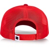 image:imageLucky Brand Trucker Hat  Snapback  Adjustable  Mesh Back  Retro  Baseball Cap  Golf  Fishing  American HeritageClover Patch  Red