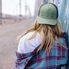 image:imageLucky Brand Trucker Hat  Snapback  Adjustable  Mesh Back  Retro  Baseball Cap  Golf  Fishing  American HeritageSuper Lucky Trucker  Moss
