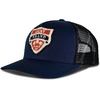 image:imageLucky Brand Trucker Hat  Snapback  Adjustable  Mesh Back  Retro  Baseball Cap  Golf  Fishing  American HeritageVintage Patch  Navy