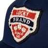 image:imageLucky Brand Trucker Hat  Snapback  Adjustable  Mesh Back  Retro  Baseball Cap  Golf  Fishing  American HeritageVintage Patch  Navy