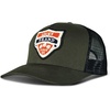 image:imageLucky Brand Trucker Hat  Snapback  Adjustable  Mesh Back  Retro  Baseball Cap  Golf  Fishing  American HeritageVintage Patch  Olive