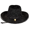 image:imageLucky Brand Womens Straw Cowboy Hat  Rope Design  Western  Style  Fashion  Sun Protection  BreathableMetallic Straw  Black
