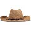 image:imageLucky Brand Womens Straw Cowboy Hat  Rope Design  Western  Style  Fashion  Sun Protection  BreathableTurquoise Beading  Natural