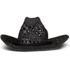 image:imageLucky Brand Womens Straw Cowboy Hat  Rope Design  Western  Style  Fashion  Sun Protection  BreathableWoven Straw  Black