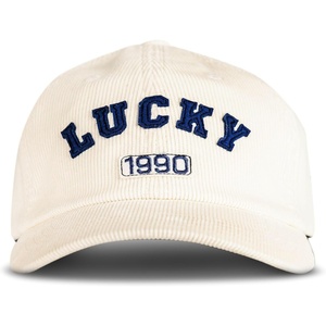 image:imageLucky Brand Classic Cotton Adjustable  Dad Hat  Baseball Cap  Golf  Fishing  Low Profile  5 Panel Design1990 Felt Patch  Cream