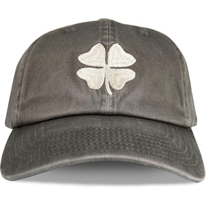 image:imageLucky Brand Classic Cotton Adjustable  Dad Hat  Baseball Cap  Golf  Fishing  Low Profile  5 Panel DesignClover  Charcoal Grey