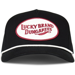 image:imageLucky Brand Classic Cotton Adjustable  Dad Hat  Baseball Cap  Golf  Fishing  Low Profile  5 Panel DesignDungarees  Black