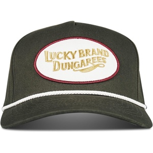 image:imageLucky Brand Classic Cotton Adjustable  Dad Hat  Baseball Cap  Golf  Fishing  Low Profile  5 Panel DesignDungarees  Olive